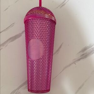 Starbucks Pink Studded Tumbler 24oz